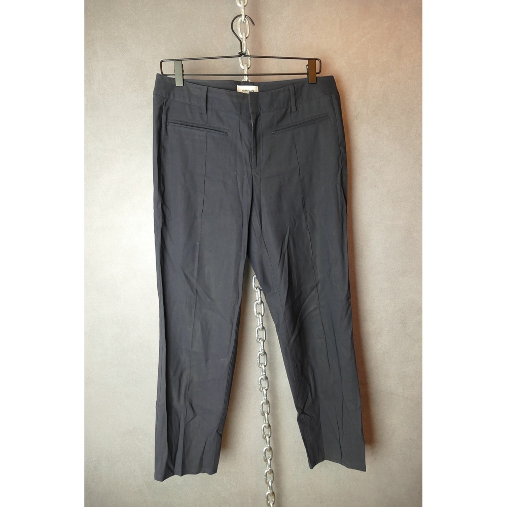 Helmut Lang Black Pants Size 8 Womens Career Business Casual Trousers